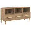 vidaXL TV-kast 102 x 36 x 50 cm Ambachtelijk eiken Bewerkt hout