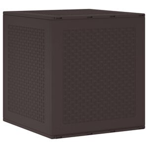 vidaXL Opbergbox met opslag Bruin 55 x 53 x 57 cm Polypropyleen