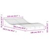 vidaXL Ligbed 205x110x31,5 cm massief grenenhout wasbruin