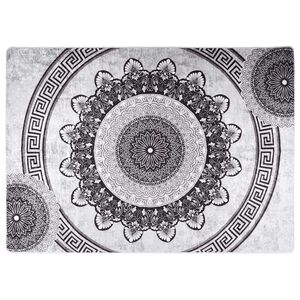 vidaXL Vloerkleed wasbaar anti-slip 120x180 cm meerkleurig