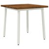 vidaXL Vierkante Eettafel 60 x 55 x 75 cm Massief Acaciahout