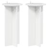 vidaXL Plantenstandaard 2 pcs Hoogglans Wit 29,5 x 29,5 x 60 cm
