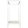 vidaXL Hemelbedframe met 2 lades massief grenenhout wit 100x200 cm