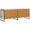 vidaXL TV-kast Sonoma 140 x 36 x 49.5 cm Bewerkt hout