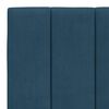 vidaXL Bed met matras "Hanko" fluweel blauw 180x200 cm