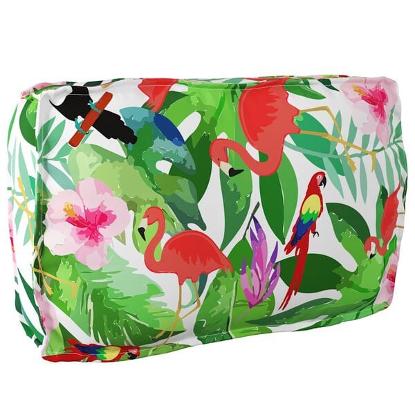 vidaXL Kussen Bloemen Multikleur 70 x 40 x 12 cm Oxford Stof