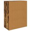 vidaXL Dressoir 60x30x75 cm bewerkt hout gerookt eikenkleurig