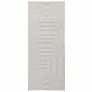 vidaXL Binnen- en buitentapijt PALMERAS Cr&egrave;me 150 x 80 cm Polyester