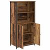 vidaXL Highboard Oud Hout 62 x 36 x 121,5 cm Bewerkt hout