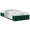 vidaXL Bedframe zonder matras 90x190 cm fluweel donkergroen
