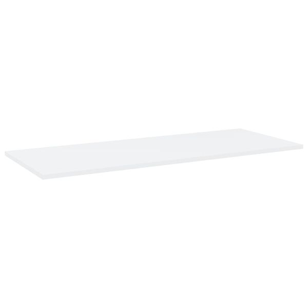 vidaXL Wandschappen 4 st 100x40x1,5 cm bewerkt hout wit