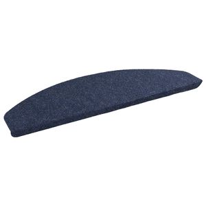 vidaXL Zelfklevende Trapmatten 15 st 80 x 28 x 3,5 cm Blauw