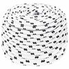 vidaXL Multifunctioneel gebruikstouw 6 mm 100 m Wit Polyester