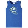 vidaXL Kindertopje 92 gem&ecirc;leerd blauw