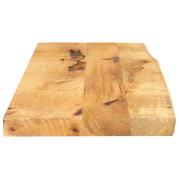 vidaXL Tafelblad met natuurlijke rand 90x40x3,8 cm massief mangohout