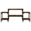 vidaXL Tv-meubel 117x35x52 cm bewerkt hout gerookt eikenkleurig