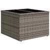 vidaXL 6-delige Loungeset met kussens poly rattan grijs