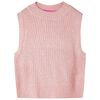 Kinderspencer gebreid 116 lichtroze