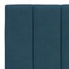 vidaXL Bedframe zonder matras "Hanko" fluweel blauw 140x190 cm