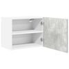 vidaXL Hangkast 2 pcs Beton Grijs en Wit 50 x 31 x 40 cm Bewerkt hout