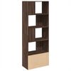 vidaXL Boekenkast 70x36x189 cm bewerkt hout bruin eikenkleurig