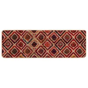 vidaXL Vloerkleedloper MARSA Meerkleurig 50 x 100 cm Polyester en PVC