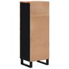 vidaXL Hoge kast met 3 deuren 40x33x110 cm massief acaciahout en ijzer