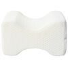vidaXL Knee Pillow Wit Traagschuim en polyester 26 x 21,5 x 15 cm