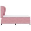 vidaXL Boxspringbed met matras Roze 200 x 90 cm Polyester