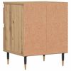 vidaXL Nachtkastjes 2 st 40x35x50cm bewerkt hout artisanaal eikenkleur