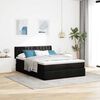 vidaXL Bed met matras 140x200 cm stof zwart