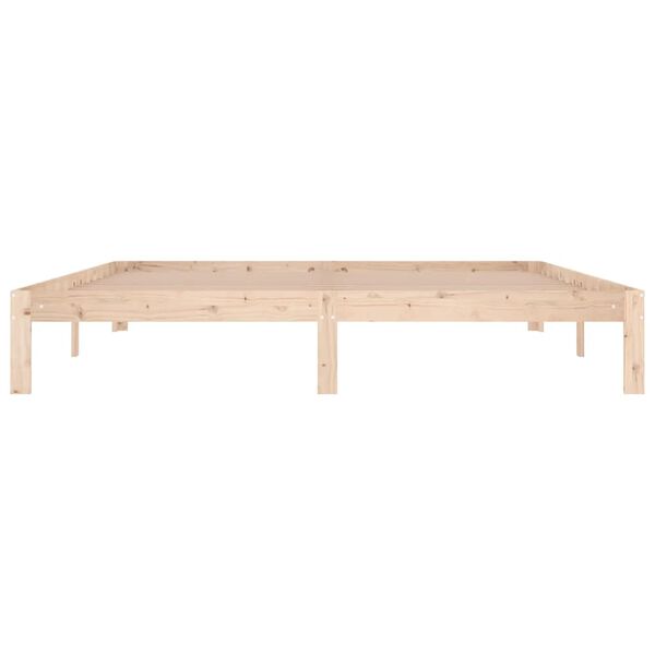 vidaXL Bedframe massief hout 180x200 cm