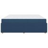 vidaXL Bedframe met matras Blauw 200 x 200 cm Stof