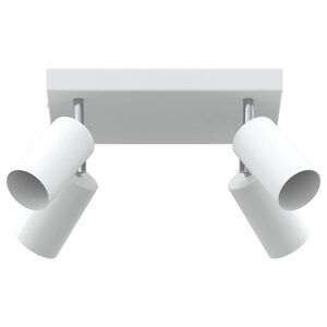 vidaXL Plafondspot met schijnwerpers Wit 26 x 26 x 16 cm Metaal