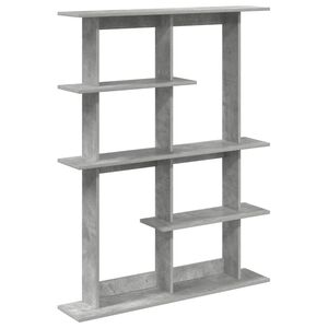 vidaXL Wandplank Betongrijs 102 x 20 x 130 cm Bewerkt hout