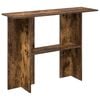 vidaXL Wandtafel Gerookt eiken 100 x 30 x 75 cm Bewerkt hout