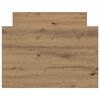 vidaXL Bedframe zonder matras spaanplaat artisanaal eikenkleurig