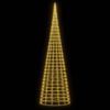 vidaXL LED-kerstboom aan vlaggenmast 3000 LEDs warm wit 800 cm