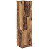 vidaXL Hoge kast Oudhout 31.5 x 32 x 122.5 cm