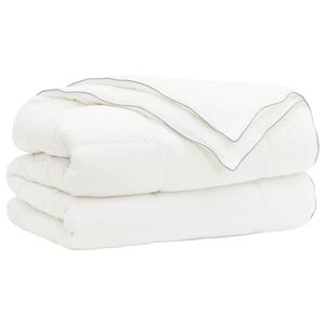 vidaXL Dekbed 140x200 cm 4 seizoenen 200+300 GSM Australisch Wol Wit