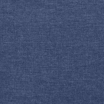 vidaXL Boxspring met matras stof blauw 80x200 cm
