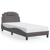 vidaXL Bedframe "Viana" met LED zonder matras grijs 90x200 cm