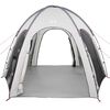 vidaXL Zwembad Tent met dak Grijs 366 x 305 x 231 cm Polyester
