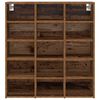 vidaXL Schoenenkast met plank Oudhout 77,5 x 30 x 83,5 cm Bewerkt hout