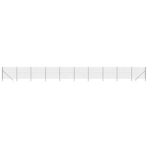 vidaXL Draadgaashek 2x25 m gegalvaniseerd staal antracietkleur