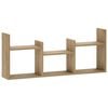 vidaXL Wandplank Artisanaal eiken 97.5 x 17 x 40 cm Bewerkt hout