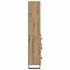 vidaXL Hoge kast Artisan Eiken 69,5 x 34 x 180 cm Bewerkt hout