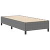 vidaXL Boxspringbed Lichtgrijs 90 x 200 cm Katoen Stof