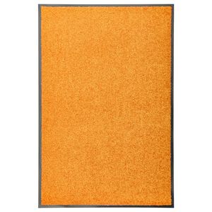 vidaXL Deurmat wasbaar 60x90 cm oranje