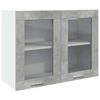 vidaXL Bovenkast Lyon 80x31x60 cm betongrijs
